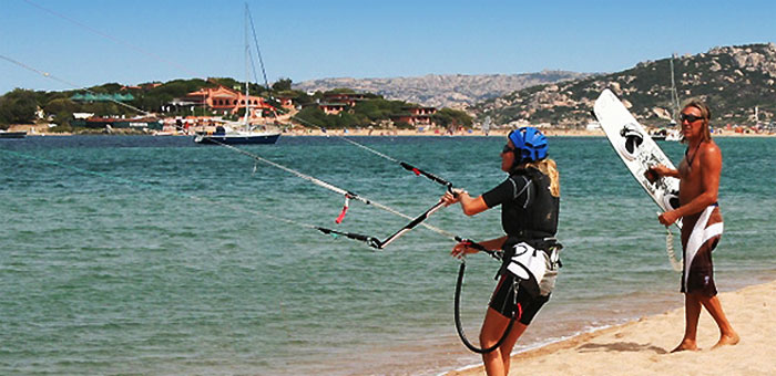 Kiten, Segeltörn, Sardinien, westliches Mittelmeer